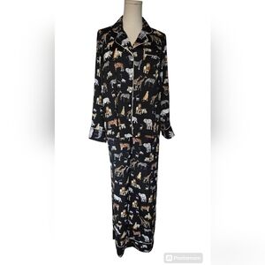 NWT Banana Republic Satin Long Sleeve Pajama Top and pant set